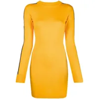 chiara ferragni robe courte à bande logo - orange