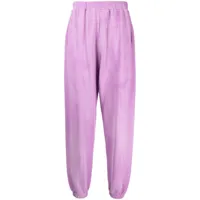 aries pantalon de jogging à logo imprimé - violet