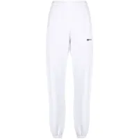 off-white pantalon de jogging à log imprimé - blanc
