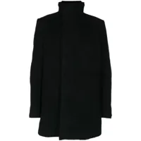 boris bidjan saberi veste en laine à simple boutonnage - noir