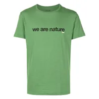 osklen t-shirt à imprimé we are nature - vert