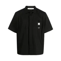 1017 alyx 9sm chemise boutonnée à manches courtes - noir