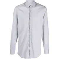 etro chemise à motif géométrique - blanc