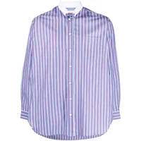 mackintosh chemise roma à rayures - bleu