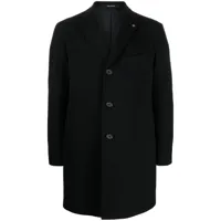 tagliatore manteau à simple boutonnage - noir