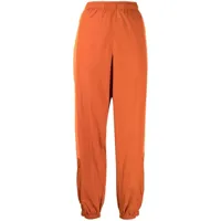 y-3 pantalon de jogging à empiècements contrastants - orange