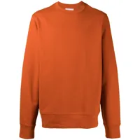 y-3 sweat en coton à logo imprimé - orange
