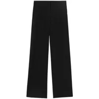 burberry pantalon de tailleur à fentes - noir