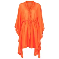 clube bossa robe nila à design drapé - orange