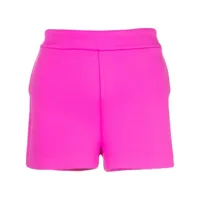 cynthia rowley short court à taille haute - rose