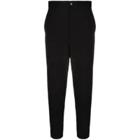 noir kei ninomiya pantalon de tailleur crop à détails zippés