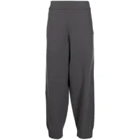 extreme cashmere pantalon de jogging en maille - gris