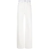 alexander wang jean à taille basse - blanc