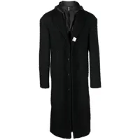 1017 alyx 9sm manteau droit à design superposé - noir