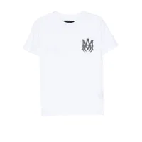 amiri kids t-shirt à logo imprimé - blanc