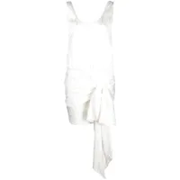 philosophy di lorenzo serafini robe courte à design asymétrique - blanc