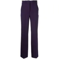 seventy pantalon de tailleur à coupe stretch - violet