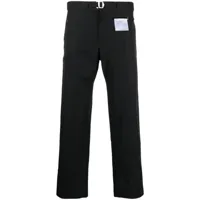 satisfy pantalon droit peaceshell à taille élastique - noir