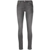 ag jeans jean skinny à taille haute - gris