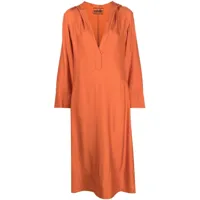 colville robe à capuche - orange
