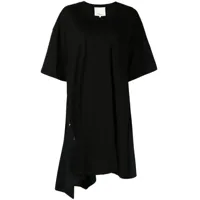 3.1 phillip lim robe mi-longue à design asymétrique - noir