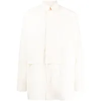toogood chemise texturée à design superposé - blanc