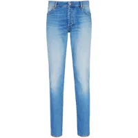 balmain jean à coupe slim - bleu