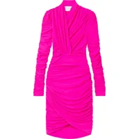 az factory x ester manas robe courte à design drapé - rose