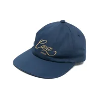 casablanca casquette à logo brodé - bleu