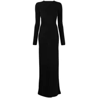 1017 alyx 9sm robe longue colour block à découpes - noir
