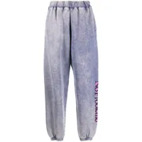 aries pantalon de jogging à imprimé no problemo - violet