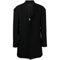 1017 alyx 9sm manteau à simple boutonnage - noir