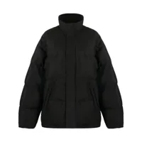balenciaga veste matelassée à fermeture zippée - noir