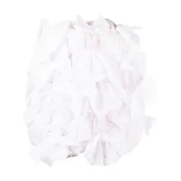 vivetta robe courte à détail de nœud - blanc