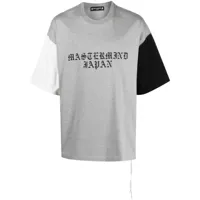 mastermind world t-shirt à logo tête de mort imprimé - gris