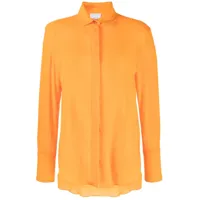 patou chemise painter en coton - orange