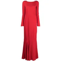 givenchy robe mi-longue à détail de chaîne - rouge