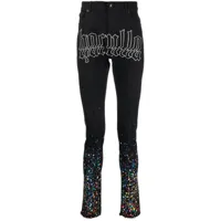haculla jean skinny smothered in paint - noir