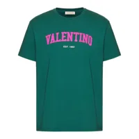 valentino garavani t-shirt à logo imprimé - vert