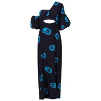 isolda robe greta à fleurs - bleu
