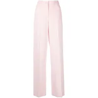 boutique moschino pantalon de tailleur à taille haute - rose