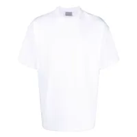 vtmnts t-shirt dripping-barcode - blanc