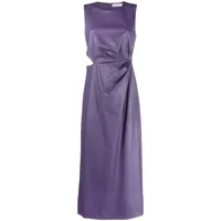 simkhai robe longue à découpes - violet