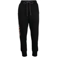 mauna kea pantalon de jogging heritage à logo brodé - noir