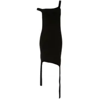 jw anderson robe courte à design asymétrique - noir