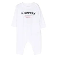 burberry kids body à logo imprimé - blanc