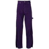 darkpark pantalon droit à poches cargo - violet