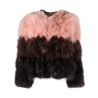 a.n.g.e.l.o. vintage cult veste bicolore à capuche (années 2000) - rose