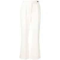 3.1 phillip lim pantalon de tailleur à coupe droite - blanc