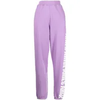 aries pantalon de jogging à log imprimé - violet